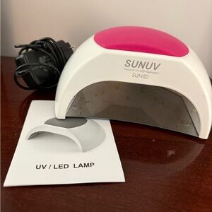 SUNUV Pink and White UV/LED Nail Lamp